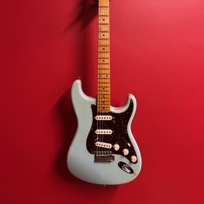 Fender Stratocaster Custom Shop '57 Relic Daphne Blue Matching Headstock del 2011 for sale