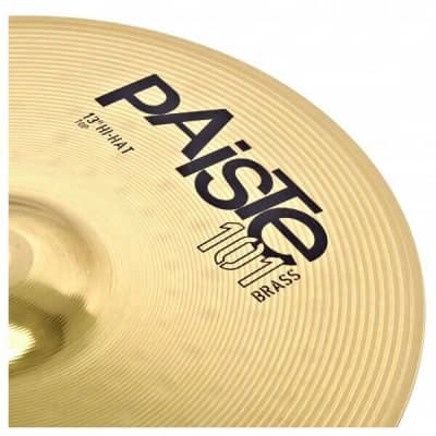 Paiste 101 Brass Universal 13" Hi Hat Cymbals/New-Warranty/Model # CY0000144013 image 2