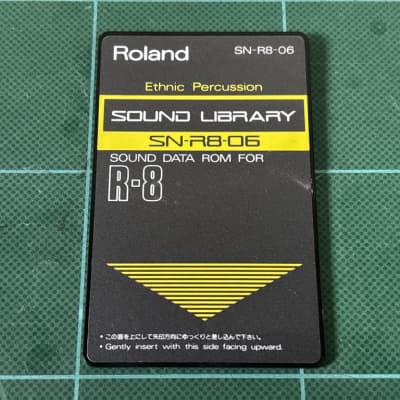 Roland SN-R8-06 Ethnic Percussion ROM CARD FOR ROLAND R8 R-8 MKⅡ