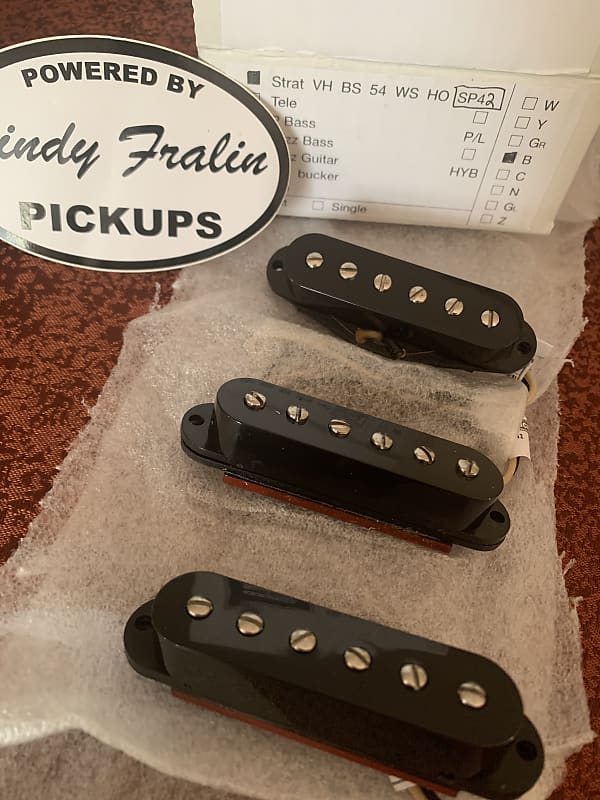 Lindy Fralin SP42 single-coil pickup set 2019 Black image 1