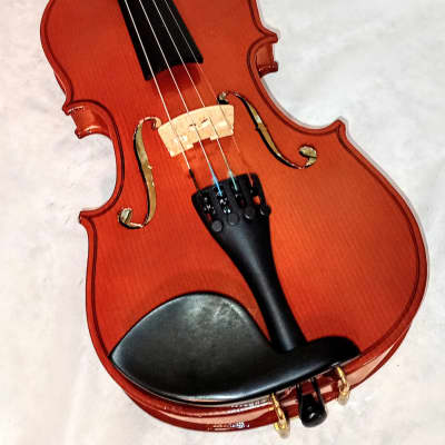 Unmarked 1/2 VIOLIN WITH BOW & CASE - Natural Gloss image 5