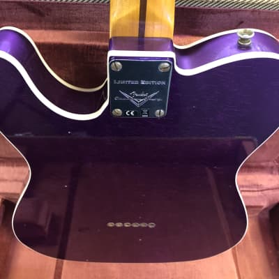 Fender Limited Edition Custom Shop Reverse ‘50s Telecaster Custom Journeyman, Purple Metallic with Case image 16