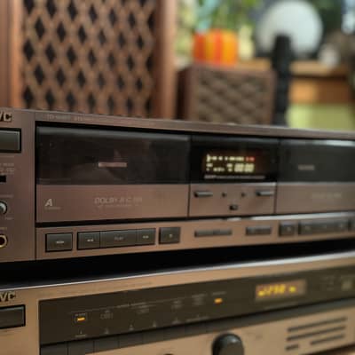 Vintage JVC TD-W709 Dual Audio Cassette Deck Player/Recorder **see sale Description *