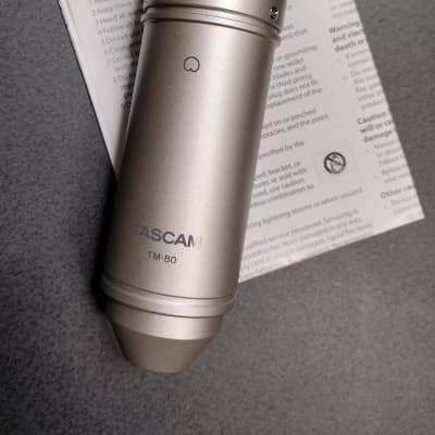 TASCAM TM-80 Large Diaphragm Condenser Microphone 2015 - Present - Gray image 2