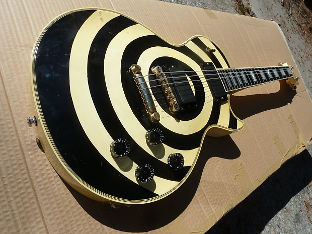 Gibson Les Paul Custom 1982 Zakk Wylde Grail EMG Bullseye