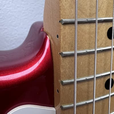 1998 Fender Stratocaster ST-54DEX '54 Reissue- MIJ - Candy Apple Red image 11