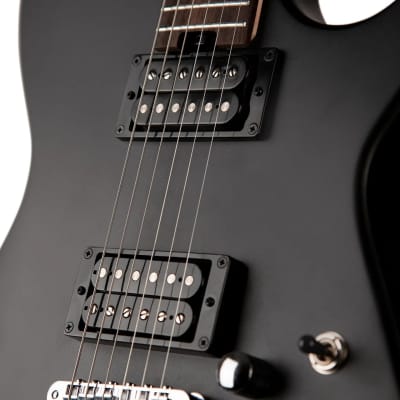 Cort MBM1SBLK Mason Series Matthew Bellamy Signature Electric Guitar. Satin Black image 4