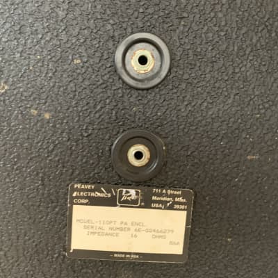 Peavey 110-PT Black PA Speaker image 5