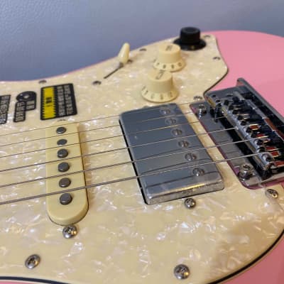 GTRS S800 Intelligent Electric Guitar Shell Pink with Wireless Footswitch image 15