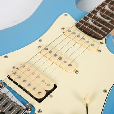 Eminence Professional Skyblue SSH Gloss Electric Guitar image 6