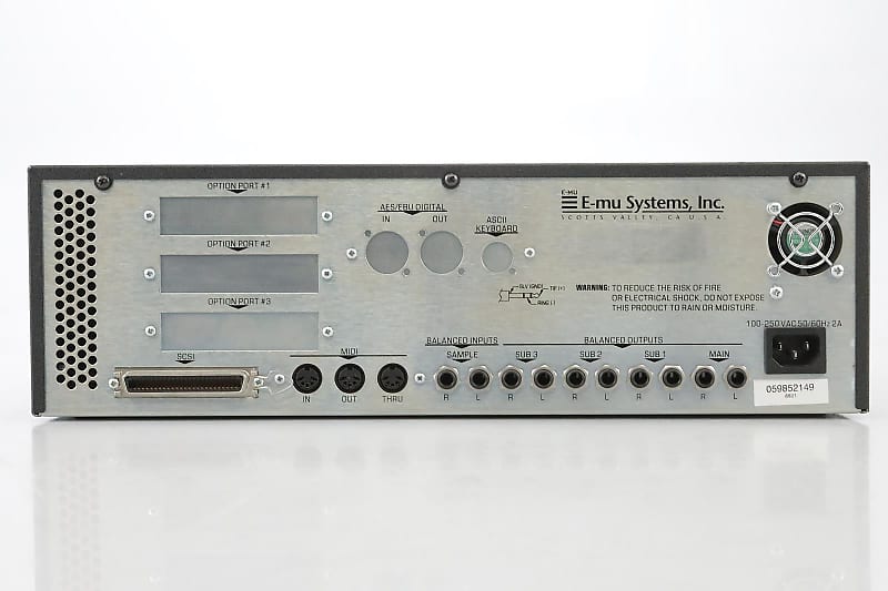 E-MU Systems E4X Turbo Rackmount 128-Voice Sampler Workstation image 2