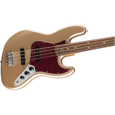Fender Vintera '60s Jazz Bass, Pau Ferro Fingerboard, Firemist Gold image 2