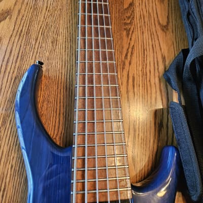 Tobias Killer-B Bass 6 string 1990's - Translucent Blue image 17