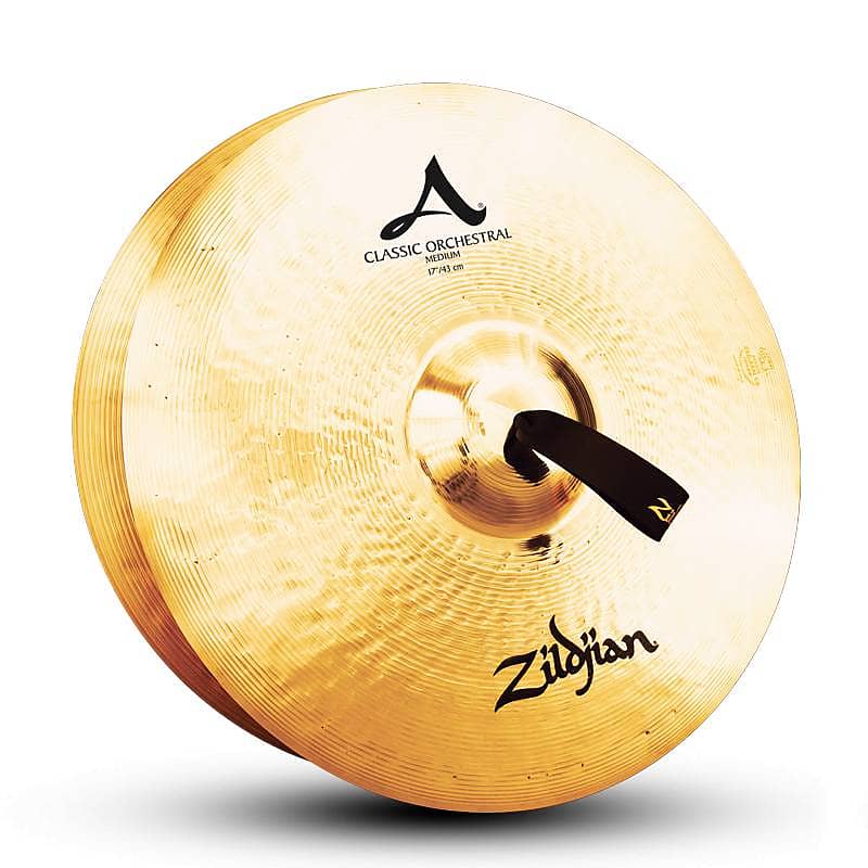 Zildjian 17" A Classic Orchestral Selection Medium Cymbals (Pair) image 1