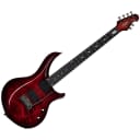 Sterling By Music Man JP Majesty w/ DiMarzio Flame Top Royal Red W/Bag