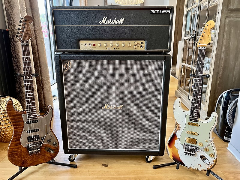 Marshall 1960BHW Handwired 120-Watt 4x12" Straight Guitar Speaker Cabinet 2023 image 1