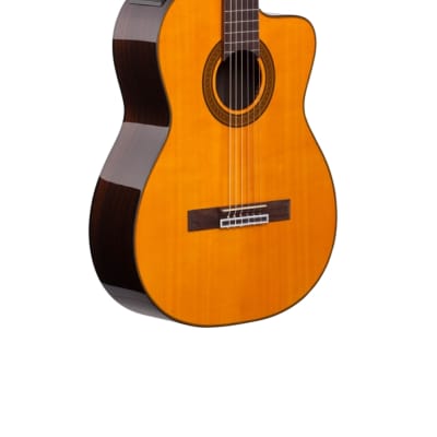 Takamine GC5 Classical Cutaway Guitar Natural image 9