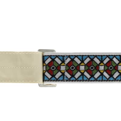 Ace Vintage Reissue Stained Glass Guitar Strap by D'Andrea - Made in the USA image 4
