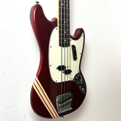 Fender Mustang Bass 1969 - Competition Red w/ Matching Headstock image 6