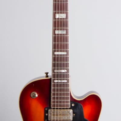 Guild  M-75 BluesBird Thinline Hollow Body Electric Guitar (1968), ser. #DD-184, period hard shell case. image 8