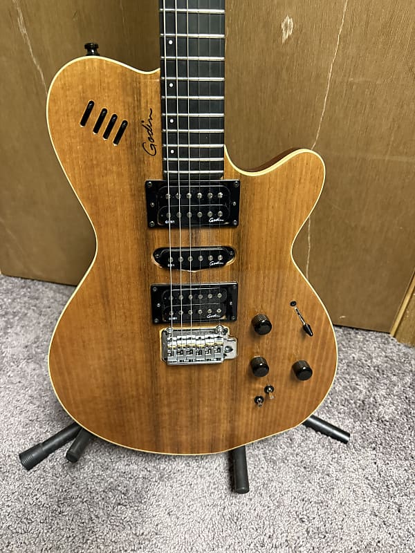 Godin xtSA Koa Extreme HG Electric Guitar - Natural | Sweetwater