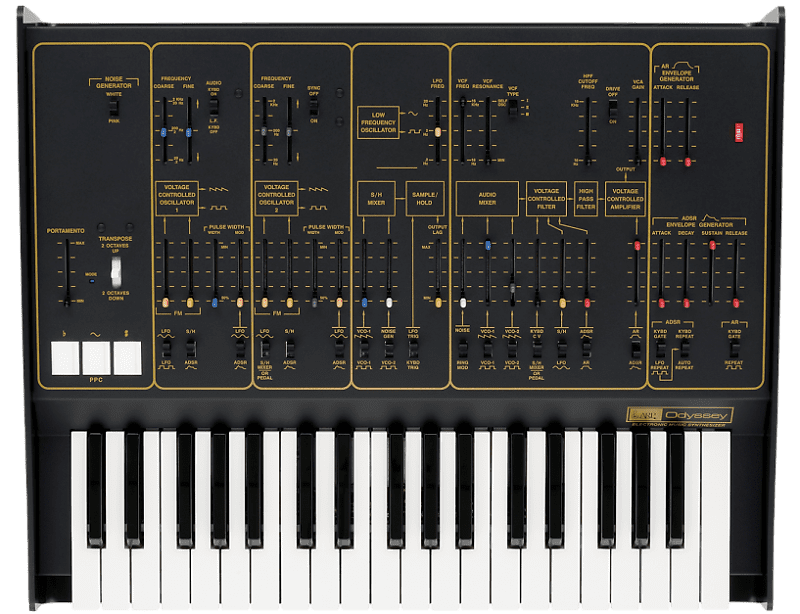 KORG ARP Odyssey rev.2FSアナログシンセ　新品！ Korg ARP Odyssey FS Rev2 37-Key Duophonic Analog Synthesizer