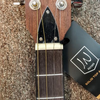 CASK Firkin Series Cigar Box 4-string Acoustic Guitar by JN Guitars, includes gig bag image 8
