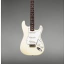 1965 Fender Strat, Olympic White—last chance before it goes to auction