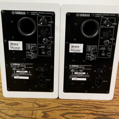 Yamaha HS5 5" Powered Studio Monitor (Pair) - White image 2