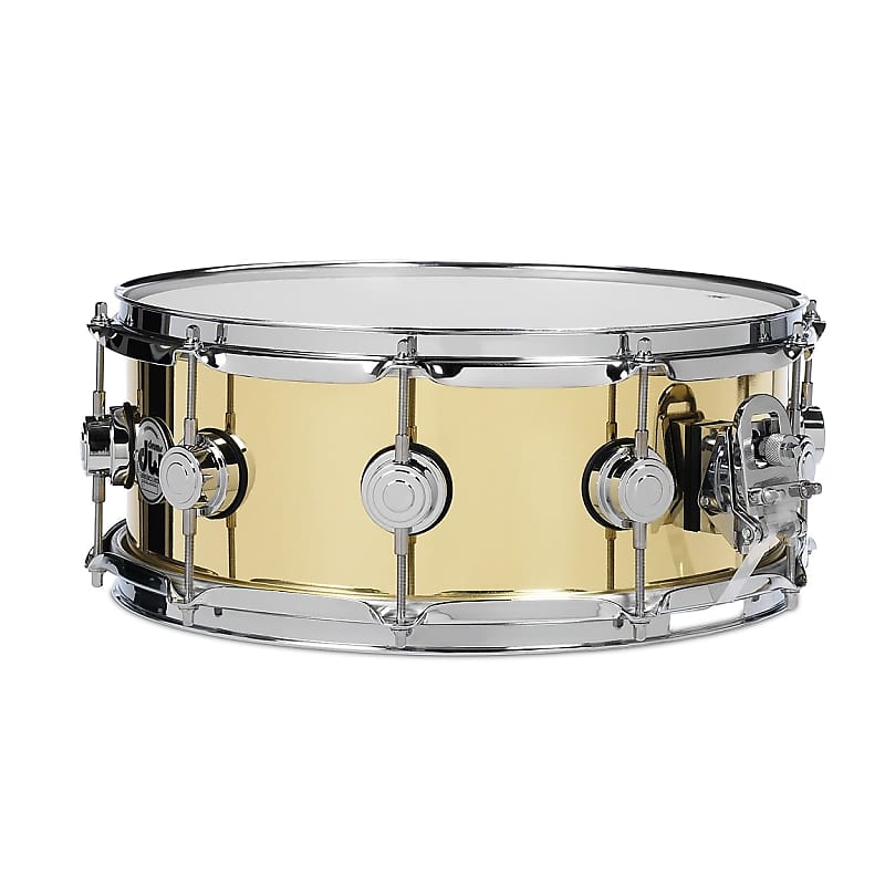 DW Collector's Series Bell Brass 6.5x14" Snare Drum image 1