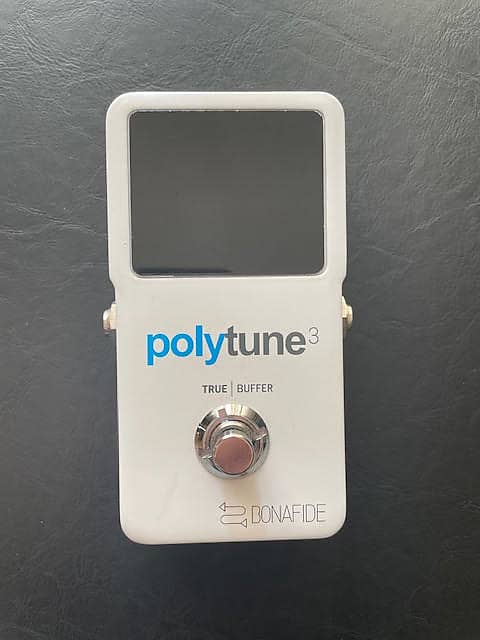 TC Electronic Polytune 3 Polyphonic Tuner Pedal 2017 - Present - White image 1