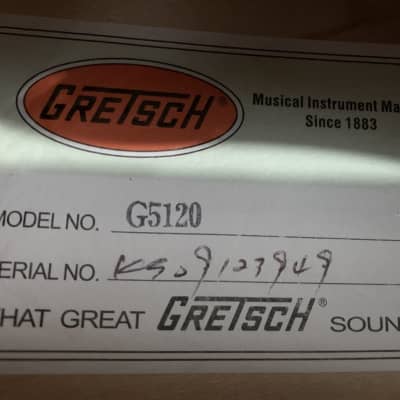 Gretsch G5120 with case 2009 - Orange image 10