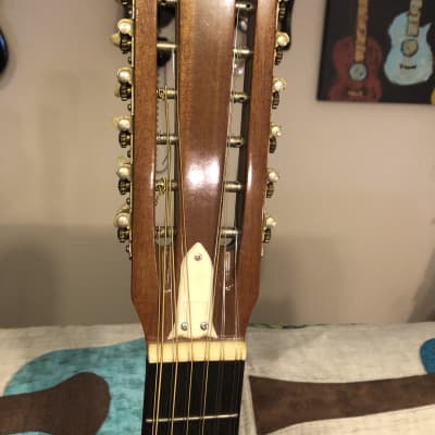 Vintage Kawai 12 String Acoustic Guitar Natural | Reverb