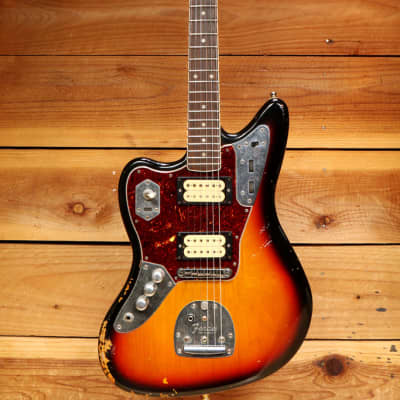 Fender Kurt Cobain Jaguar ROAD WORN Left Handed Nice Lefty! LH 25671 image 4