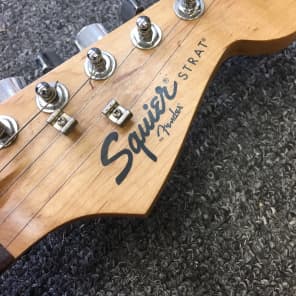 Squier Strat Electric Guitar Sunburst Made in China Serial