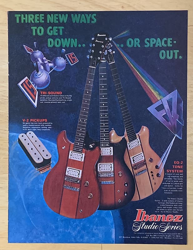 1979 Ibanez Original Full Color Magazine Printed Reverb