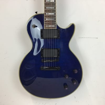 Used Epiphone LES PAUL CUSTOM PROPHECY PLUS Electric Guitars Blue for sale