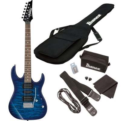 CHITARRA ELETTRICA IBANEZ GIO GRX70QA-TBB BLU TRASP – Firefly