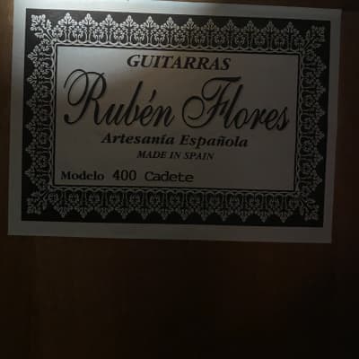 Ruben Flores 400 Cadete made in Spain Rosewood fingerboard image 5