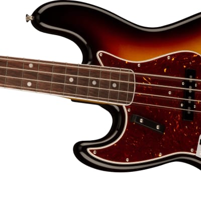 Fender American Vintage II 1966 Jazz Electric Bass Left-Hand, Rosewood Fingerboard, 3-Color Sunburst image 5