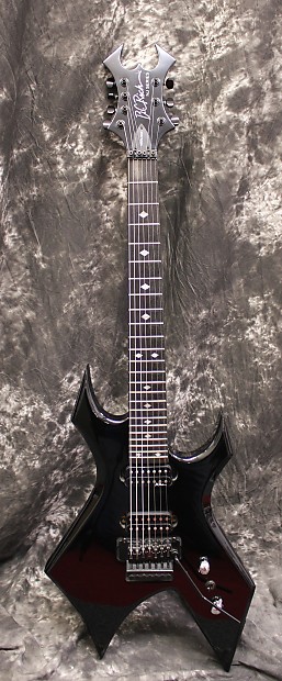 2000 s B.C. Rich NJ Series Warlock 7 String Floyd Rose Electric Guitar w Case