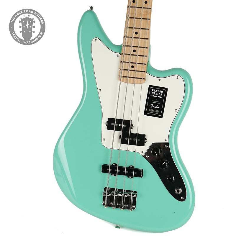 New Fender Player Jaguar Bass Sea Foam Green | Reverb