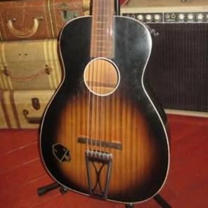1950's Harmony Stella Parlor Guitar image 2
