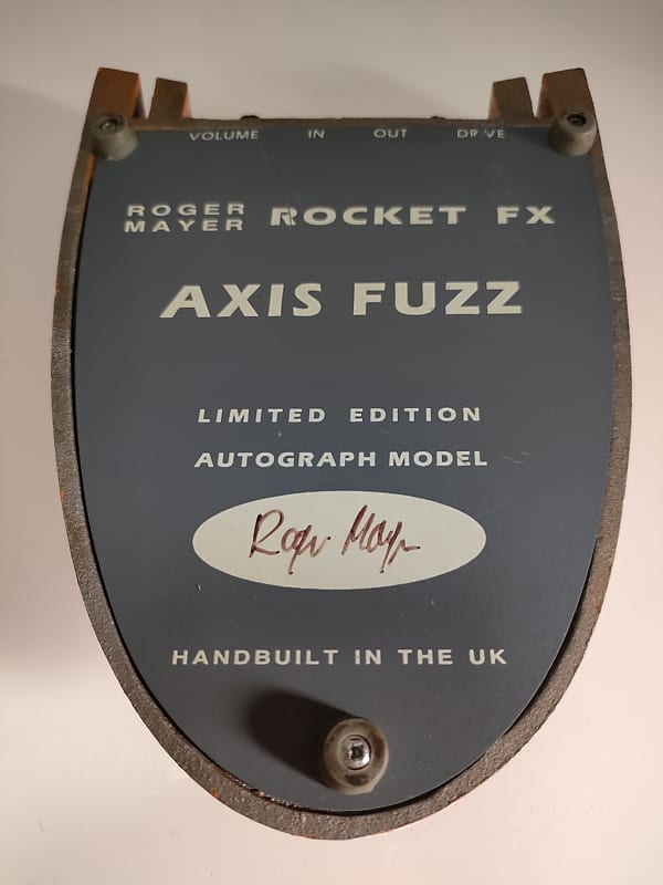 Roger Mayer Hand Signed Limited Edition Axis Fuzz 1995 | Reverb Canada