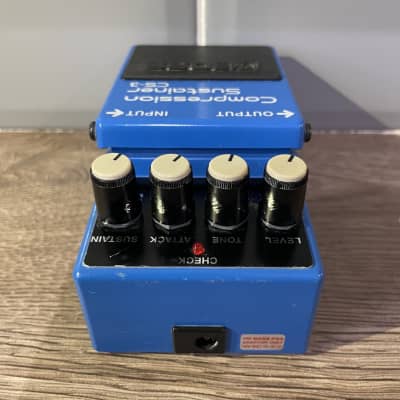 Boss CS-3 Compression Sustainer (Silver Label) 1997 - Present - Blue image 5