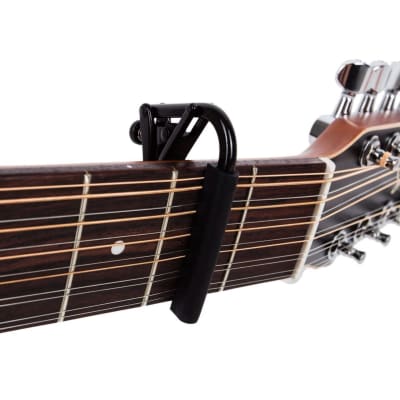 Shubb C3K Capo Noir for 12-String Guitars, Black Chrome image 4