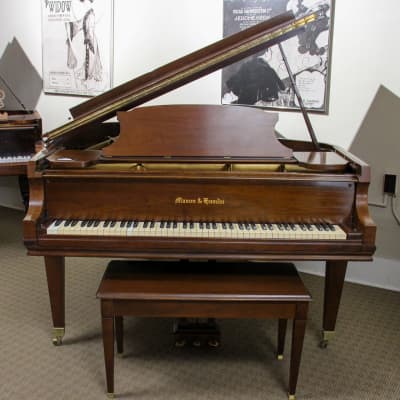 Mason & Hamlin 5'8.5" Model A Grand Piano | Polished Mahogany | SN: 87506 image 2