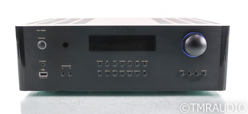 Rotel RA-1592 Stereo Integrated Amplifier; Black; MM Phono; Remote; Bluetooth image 1