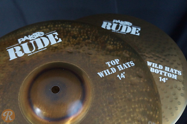 Paiste 14" RUDE Wild Hi-Hat Cymbals (Pair) 1999 - 2015 image 1