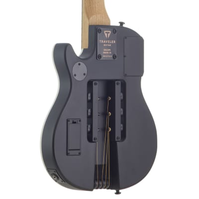 Traveler Guitar Escape Mark III Acoustic/ Electric Travel Guitar (Black Satin) image 12